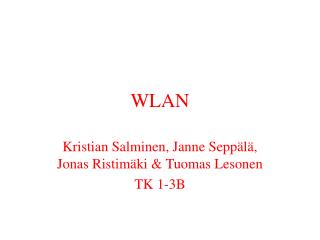 WLAN