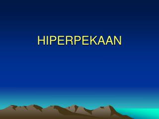 HIPERPEKAAN