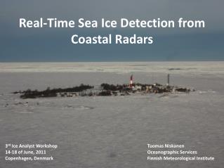 Real-Time Sea Ice Detection from Coastal Radars