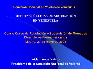 Comisión Nacional de Valores de Venezuela