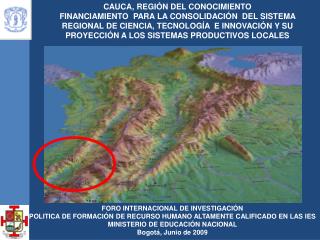 CAUCA, REGIÓN DEL CONOCIMIENTO