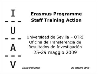 Universidad de Sevilla – OTRI Oficina de Transferencia de Resultados de Investigación