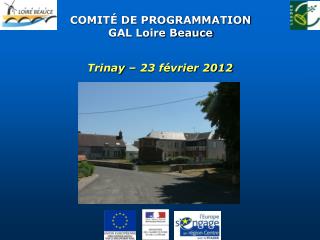 COMITÉ DE PROGRAMMATION GAL Loire Beauce