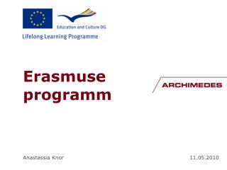 Erasmuse programm