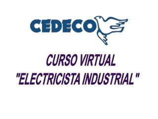 CURSO VIRTUAL &quot;ELECTRICISTA INDUSTRIAL&quot;