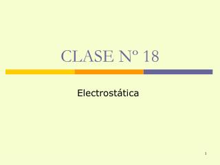 CLASE Nº 18