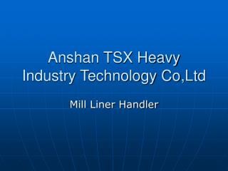 Anshan TSX Heavy Industry Technology Co,Ltd