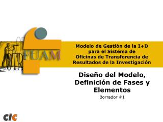 Diseño del Modelo, Definición de Fases y Elementos Borrador #1
