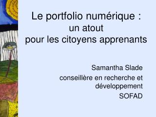 Le portfolio numérique : un atout pour les citoyens apprenants