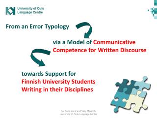 Assessing the situation: What factors shape our EAP courses in written communication?