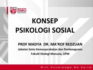 KONSEP PSIKOLOGI SOSIAL