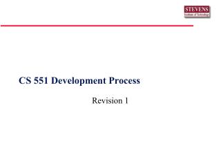 CS 551 Development Process