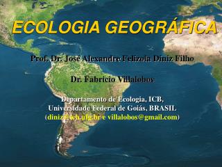ECOLOGIA GEOGRÁFICA