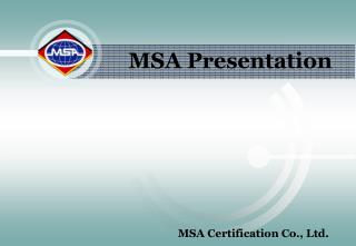 MSA Presentation