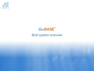 Brief system overview