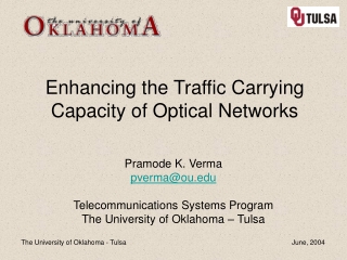 Enhancing the Traffic Carrying Capacity of Optical Networks