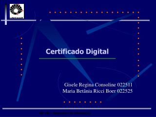 Certificado Digital