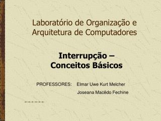 Laboratório de Organização e Arquitetura de Computadores