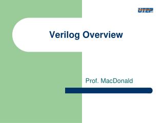 Verilog Overview