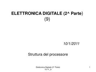 ELETTRONICA DIGITALE (2^ Parte ) (9)