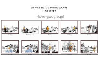 3D-PARIS-PICTO-DRAWING-LOUVRE i-love- google