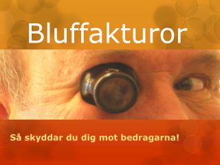 Bluffakturor