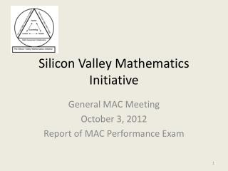 Silicon Valley Mathematics Initiative