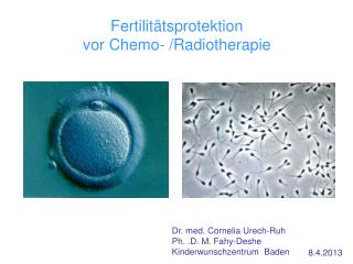 Fertilitätsprotektion vor Chemo- /Radiotherapie