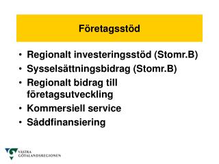 Företagsstöd