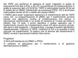 Logica dell’interfaccia del DMAC per le interruzioni