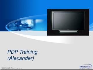 PDP Training (Alexander)