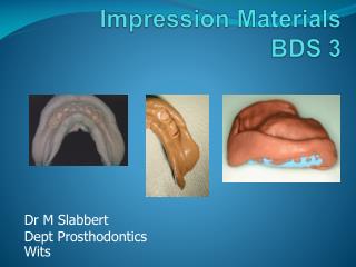 Impression Materials BDS 3