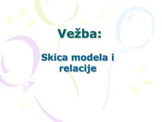 Ve žba: