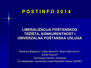 P O S T I N F O 2 0 1 4