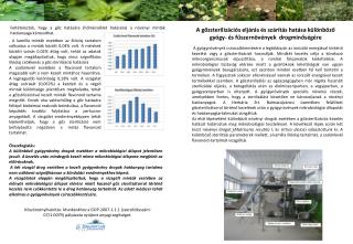 A gőzsterilizációs eljárás és szárítás hatása különböző gyógy- és fűszernövények drogminőségére