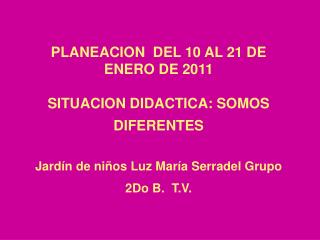 Estrategia de trabajo: Ejercicio de la expresión oral