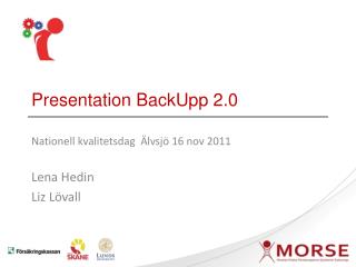 Presentation BackUpp 2.0