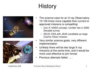 History