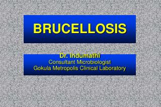 BRUCELLOSIS