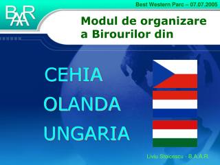 Modul de organizare a Birourilor din