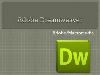 Adobe Dreamweaver