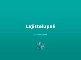 Lajittelupeli