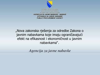 Agencija za javne nabavke