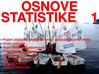 OSNOVE STATISTIKE 1