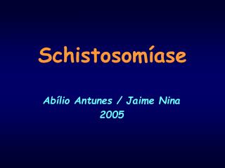 Schistosomíase