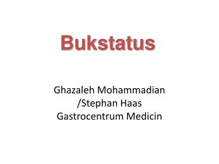 Bukstatus