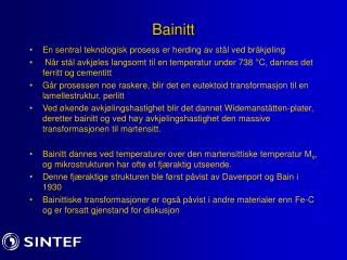 Bainitt