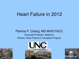 Patricia P. Chang, MD MHS FACC Associate Professor, Medicine