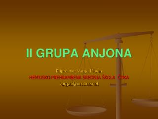 II GRUPA ANJONA