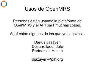 Usos de OpenMRS